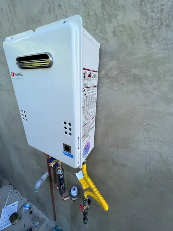 Tankless water heater installation for New North Roland Park - Poplar Hill homes
